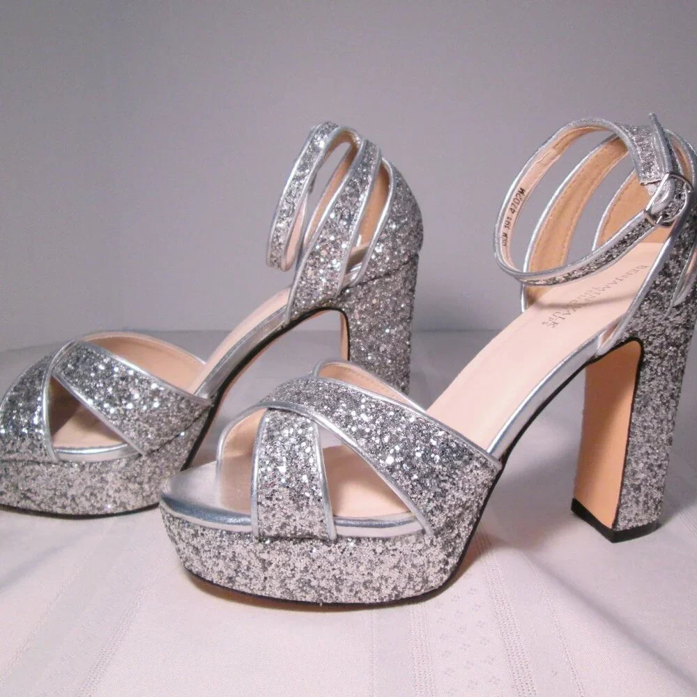 Touch Ups by Benjamin Walk Jemma Platform Sandal Sz 9.5 - Picture 7 of 10